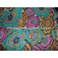 Big flower Printed Chiffon For blouse